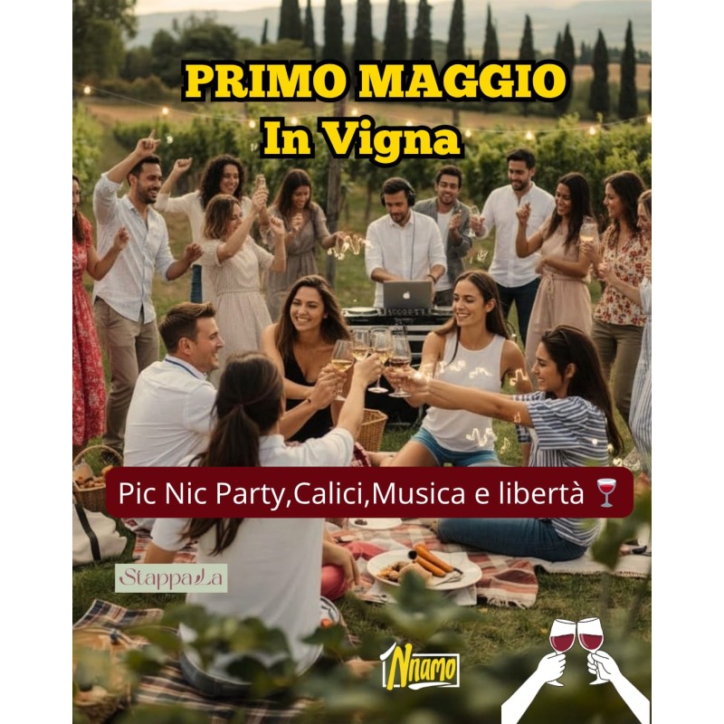 PRIMO MAGGIO in Vigna: Pic nic Party, Vino, musica e libertà